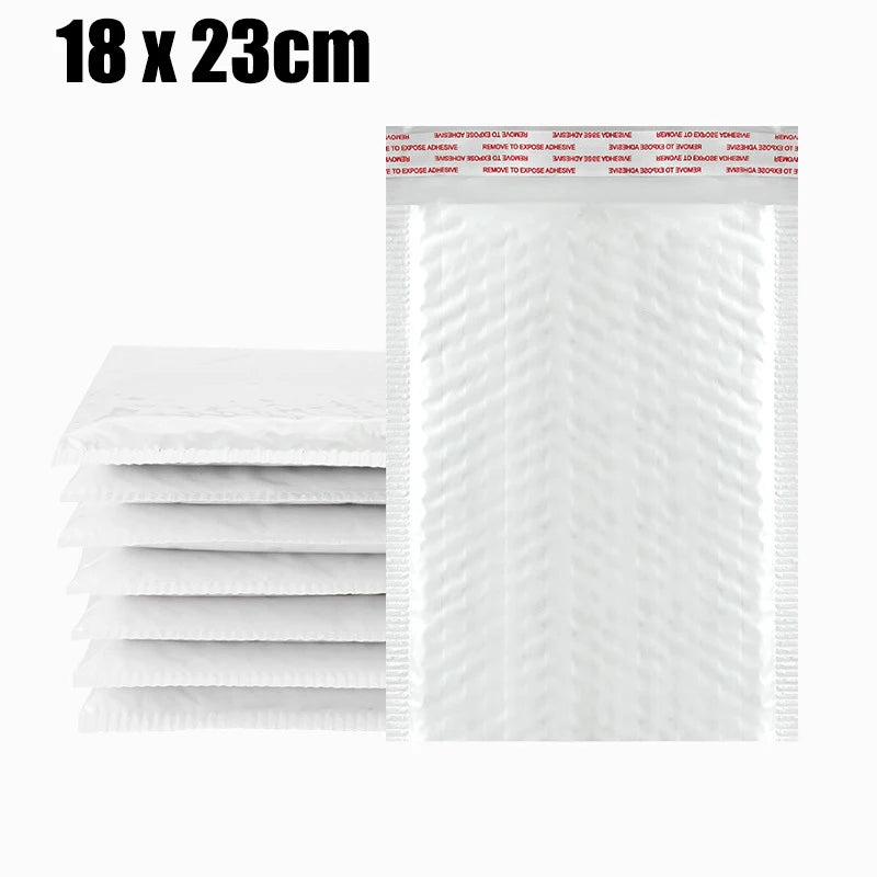 10-50Pcs Bubble Envelopes White Foam Shipping Bags Poly Bubble Mailers Pad Self Seal Packing Bags 11cm 15cm 23cm Wholesale