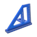 Woodworking Square Protractor Aluminum Alloy Miter Triangle Ruler High Precision Layout Measuring Tool for Engineer Carpenter