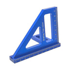 Woodworking Square Protractor Aluminum Alloy Miter Triangle Ruler High Precision Layout Measuring Tool for Engineer Carpenter