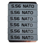 6 Pack Magazine Marking Band for 5.56 Nato Magazine Marking Rubber Band Anti-slip Convenient Identification for Gun Safety