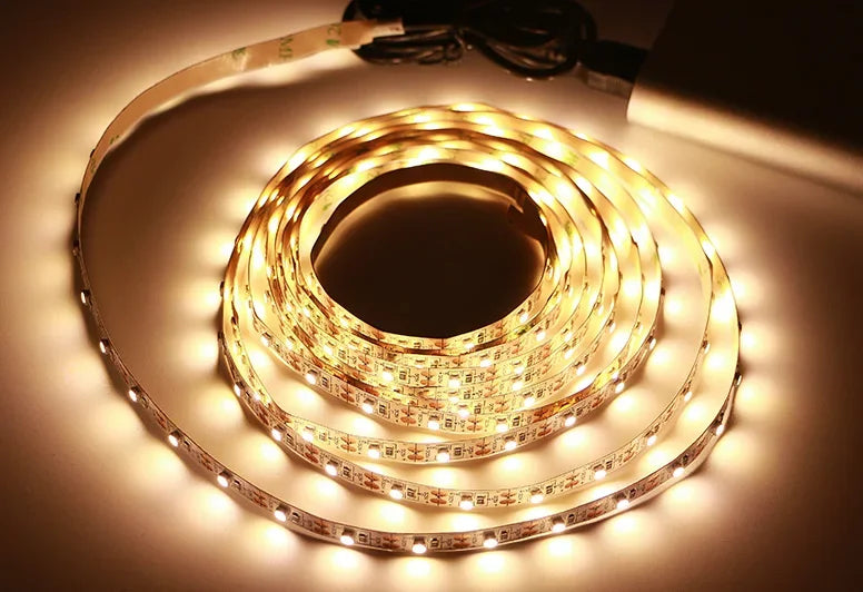 USB LED Strip Lights 2835 DC5V With Switch Flexible Lamp Tape Ribbon TV Desktop Computer Screen Background Lighting Home Decor