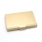 Creative Business Card Case Aluminum Alloy Bank Credit ID Card Wallet Name Card Holder Metal Box Cover Card Holder Men Wallet