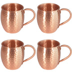 100% Copper Moscow Mule Mug Durable Coppery Beer Mugs 350ml Coffee Mug Milk Cup Pure Copper Bar Cup Drinkware