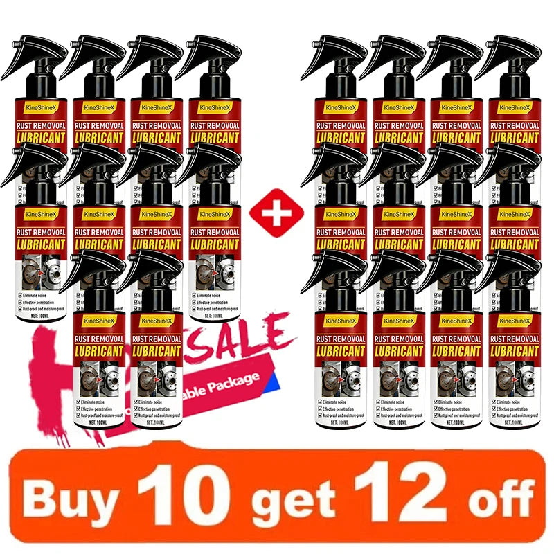 Large Capacity Powerful Car Rust Remover Spray - Exhaust/Wheel Care, Metal Powder Remover.
