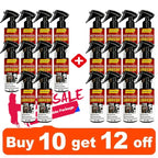Large Capacity Powerful Car Rust Remover Spray - Exhaust/Wheel Care, Metal Powder Remover.
