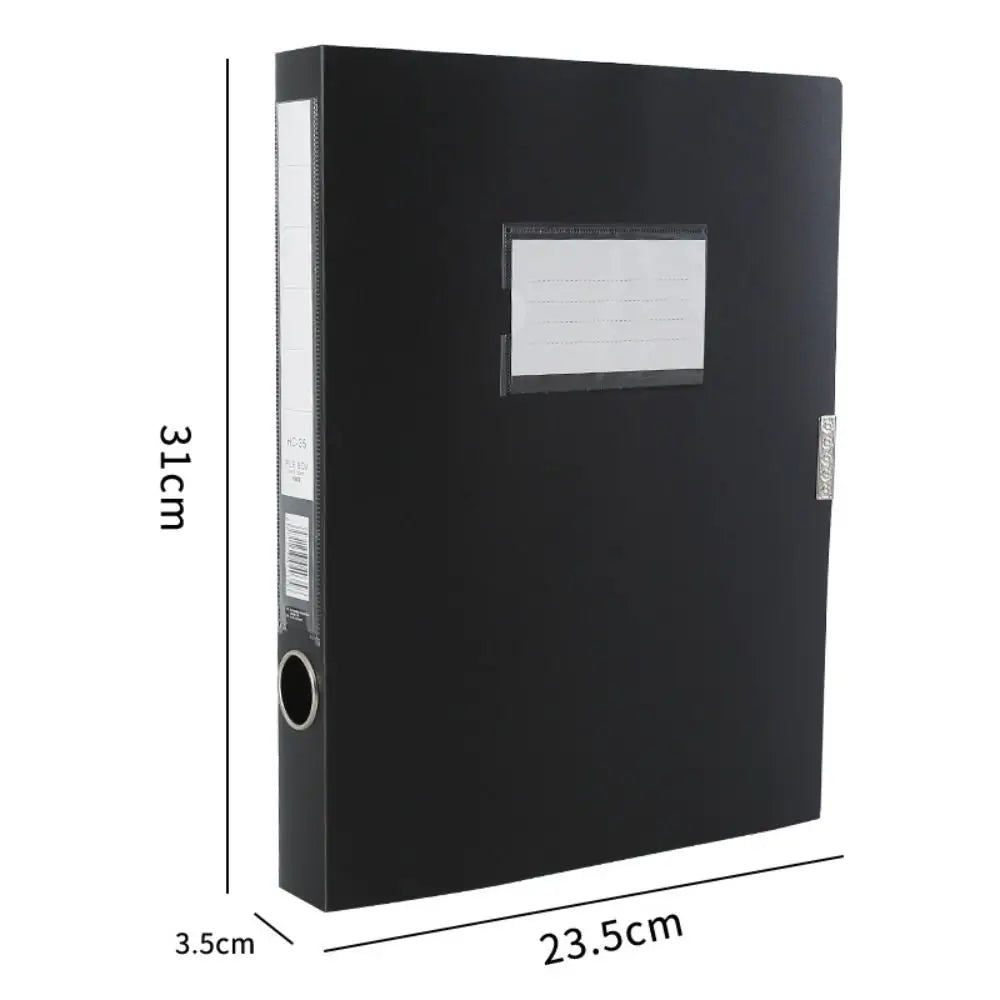 Thickened File Bag File Box Student Information Test Paper Storage A4 Extraction File Box