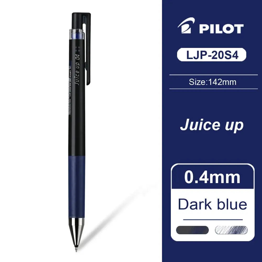 Pilot Juice Up 0.4mm Retractable Gel Ink Pen ST Nib Black Pen Quick-drying Smooth DIY Hand Account LJP-20S4 School Stationary