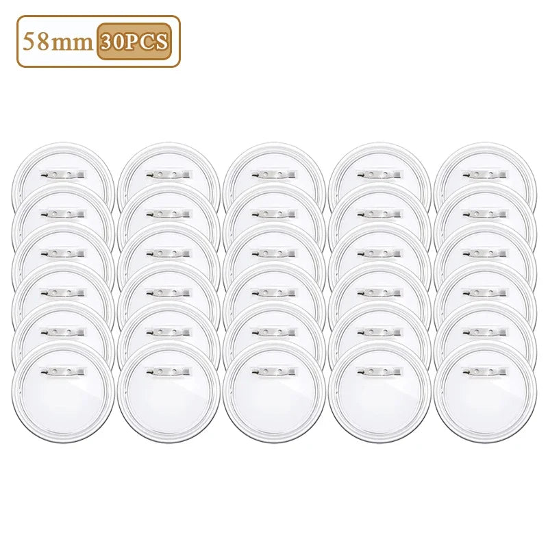 DIY Badge Making Kit Round Pin Button Supplies for Custom Name Tags Brooches Cosplay Event Party Craft Decoration Accessories