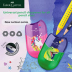 1Pc Faber Castell Double Hole Pencil Sharpener with Eraser Ladybug / Fish / Eagle Cute Stationery Back To School