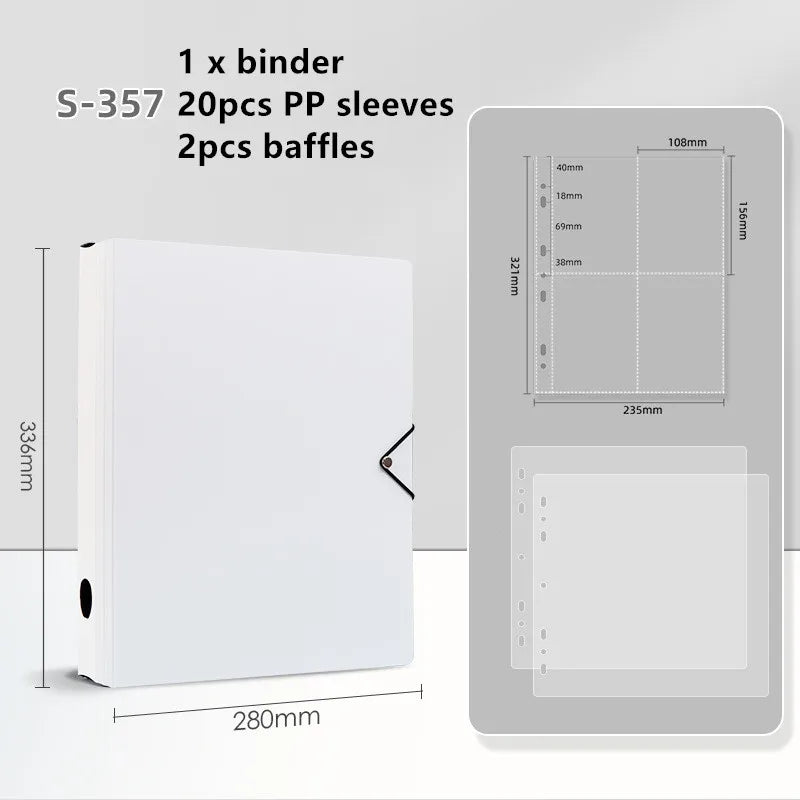 MINKYS Kawaii 5/6/9 Spaces 3 inch Kpop Photo Card Binder Large Capacity Idol Photocard Album Photocards Binder Collect Book