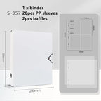 MINKYS Kawaii 5/6/9 Spaces 3 inch Kpop Photo Card Binder Large Capacity Idol Photocard Album Photocards Binder Collect Book