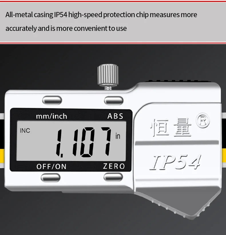 5-150mm Inner Groove Electronic Caliper Inner Diameter Outer Groove Inner Hole Measurement Tool Inner Hole Vernier Caliper