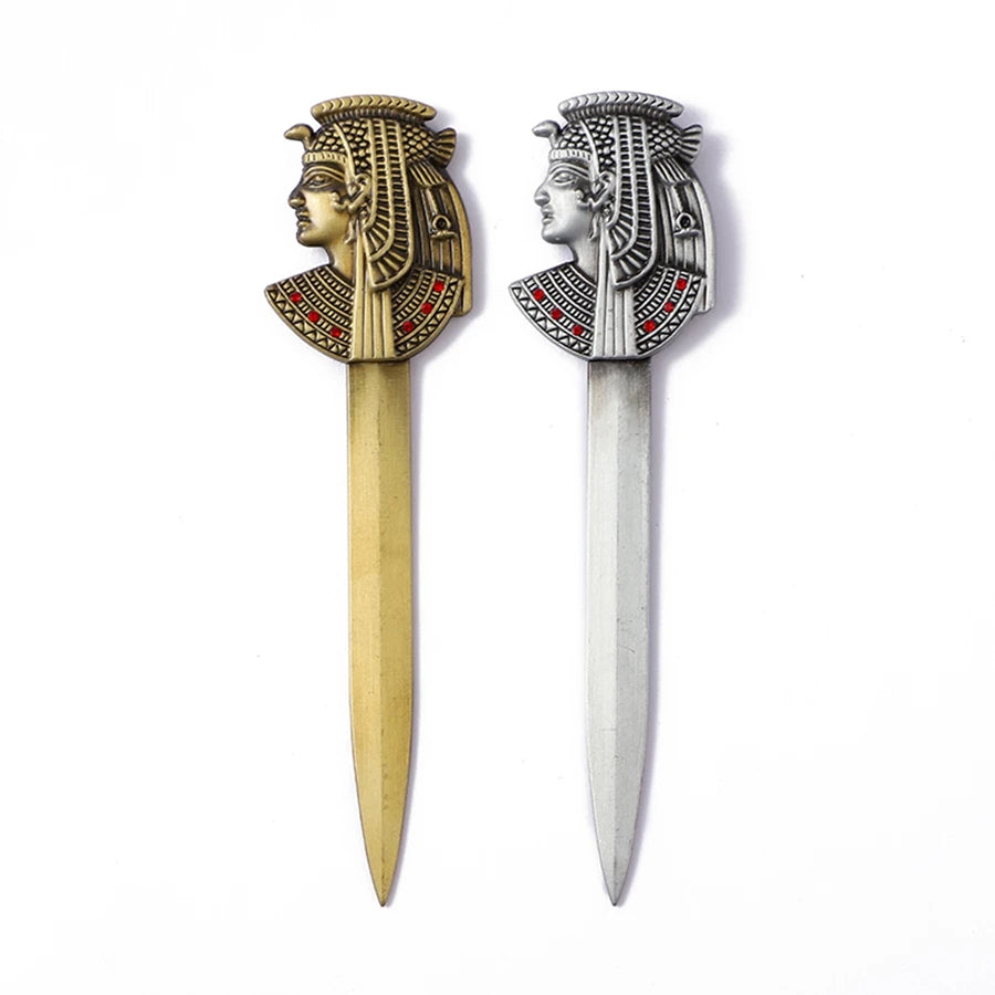 1pc Ancient Egyptian Classical Letter Opening Knife Paper Cutting Envelope Paper Cutting Cutter Box Opening Knife, Letter Openin