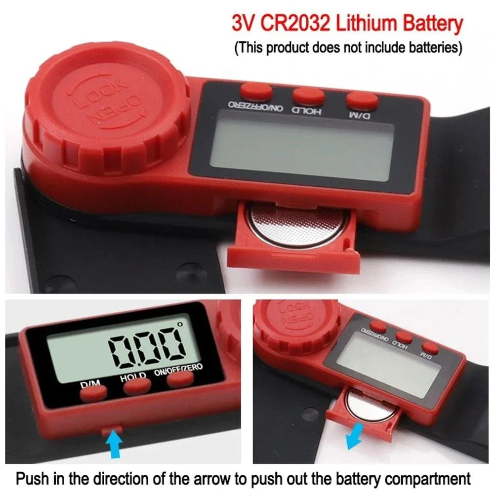 High Precis300mm Digital Meter Angle Inclinometer Angle Digital Ruler Electron Goniometer Protractor Angle Finder Measuring Tool