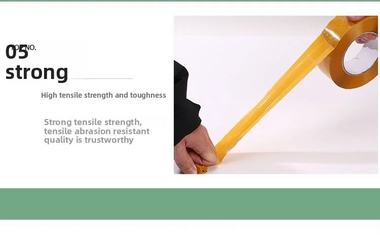 4.5CM×70M High Viscosity Clear Packing Tape - Strong Adhesive, for Carton Sealing & DIY Mounting Fixing