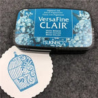 Quick Dry Detail Ink Pad DIY Making Greeting Cards Smearing Stamps Tsukineko VersaFine CLAIR