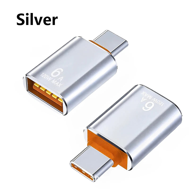 Type C To USB 3.0 Adapter Metal Charging Stable Data Transmission File Reading Light for Iphone Macbook Xiaomi Samsung Connector