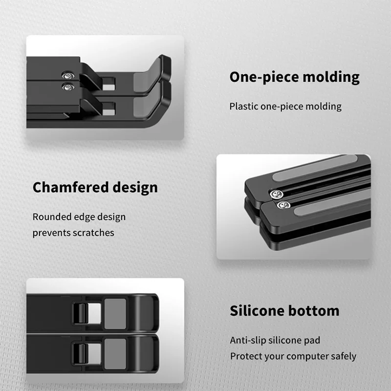Foldable Laptop Stand Adjustable Portable Notebook Bracket Support Base ABS Holder For Macbook Air Pro Accessories Convenient