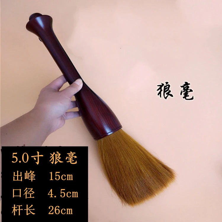 Extra Large Character Calligraphic Brush Big Wood Writing Brush Long Weasel Wolf Hair Spring Festival Couplets Chinese Brush Pen