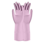 dailyWater Resistant Dish Washing Gloves 1 Pair Durable Latex Rubber Gloves Reusable for Kitchen Cleaning Laundry Gardening Use