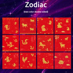 50pcs Creative Square Star Sky Constellations Origami Paper Kid DIY Handmade Double-sided Coloring Fold Craft Paper Art Gift