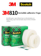 3M Scotch 810 Magic Tape High Viscosity No Trace Invisible Adhesive Tape Home Office Supplies and School Supplies Tape 19mm*10m