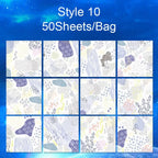 Creative Square Star Sky Constellations Origami Paper Kid DIY Handmade Double-sided Coloring Fold Craft Paper Art Material Gift