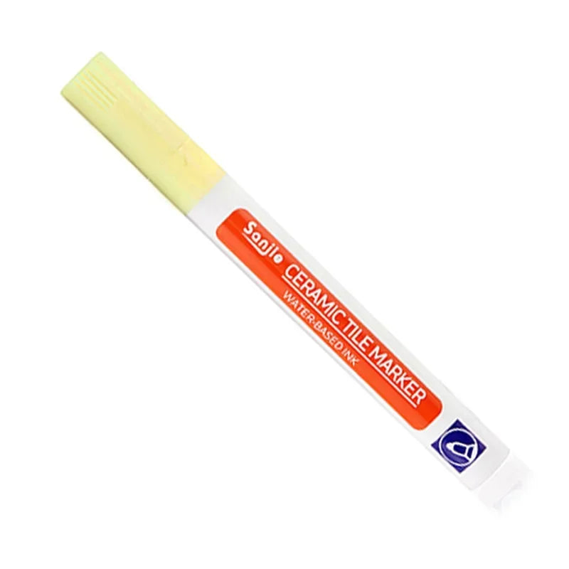 White Waterproof Tile Marker Grout Pen Wall Seam Pen 10Color Optional,for Tiles Floor Bathroom Decontamination Seam Repair
