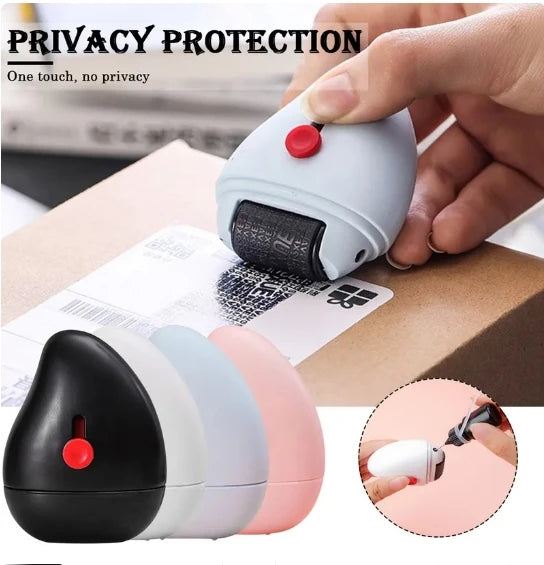 Data Protection Roller Stamp Portable Information Coverage Messy Code Privacy Confidential Data Theft Guard Security Seal