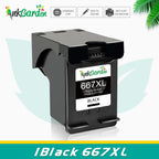 InkGarden 667XL Ink Cartridges For HP 667 HP667 XL Replacement Compatible Deskjet 1275 2374 2375 2376 2775 2776 6475 Printer