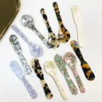 Acrylic Ice Spoons Cream Coffee Spoons Caviar Spoons Stirring Spoons Dessert Spoons Teaspoons Kitchen Crafts Tableware