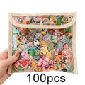 Cartoon Cute Rubber Band Hair Accessories for Little Girls 20/30/50pcs Pack Non-Hurting Hair Ties Circle Headbands