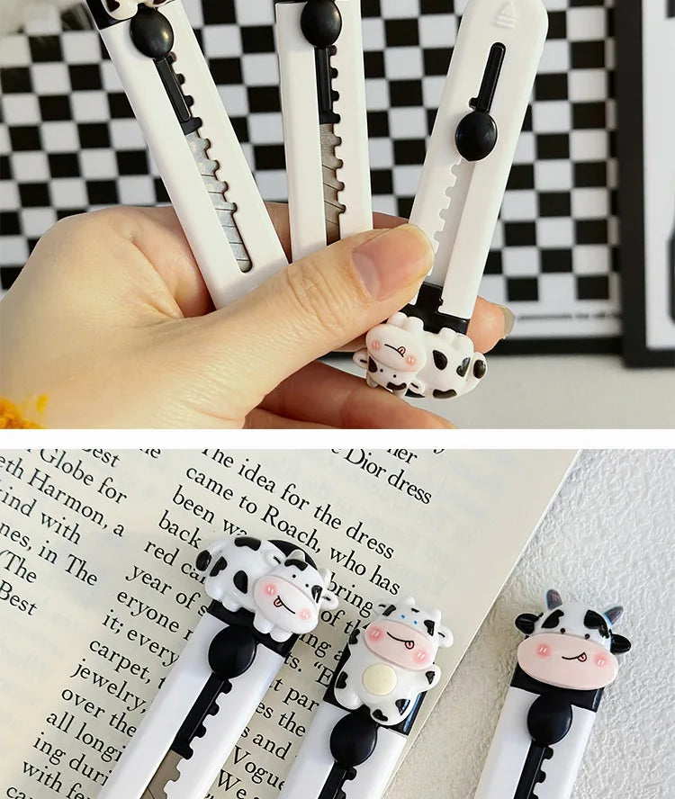 1pc Adorable Cow Letter Opener for Effortless Envelope Opening School Supplies