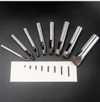 1Pcs Oval Faux Leathercraft Hole Punch Tool, 4mm Wide, 5-30mm Long for DIY Bags, Shoes & Belts - Heavy Duty Hand Crafting Tool