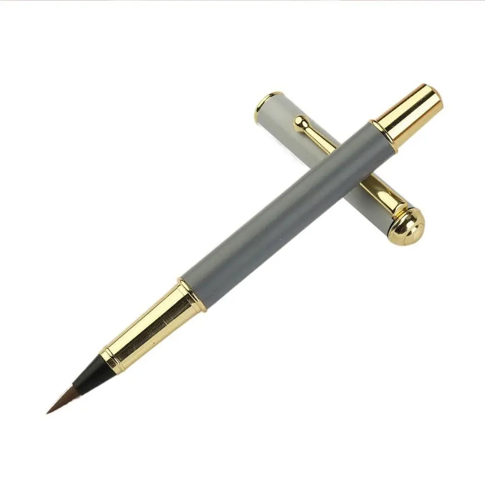 High Quality Drawing Soft Hair Artist Metal Penmanship Brushes Calligraphy Pen Brushes Chinese Brushes Painting Pens
