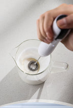 Bincoo-Electric Coffee Milk Maker, Handheld Household Mixer, Adjustable Double-Headed Gear