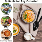 100pcs Plastic Dessert Spoons Set - Durable, Easy To Clean, Space-Saving, Perfect for Birthday Parties, Buffet Weddings