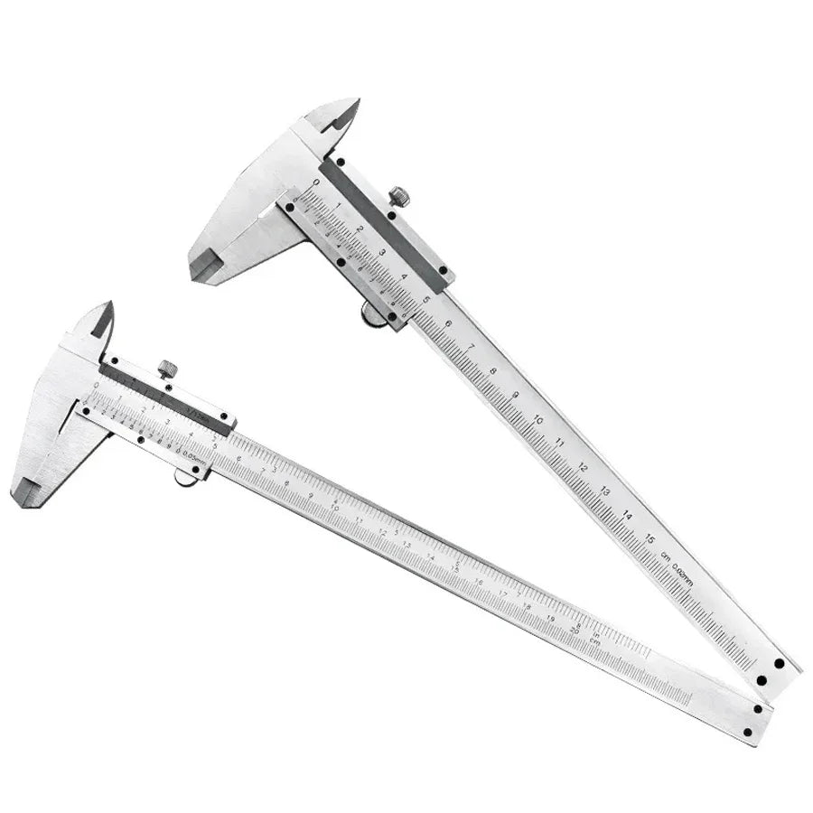 0-150MM Vernier Calipers Steel Gauge Micrometer Measuring Instruments Carpenter Tools Professional Pachymeter Depth Ruler