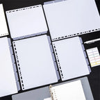 A4 A5 B5 Binder Dividers Genera Holes Binder Index 5 Tabs Frosted Plastic Planner Divider for Round Ring Binder Sheet Protector