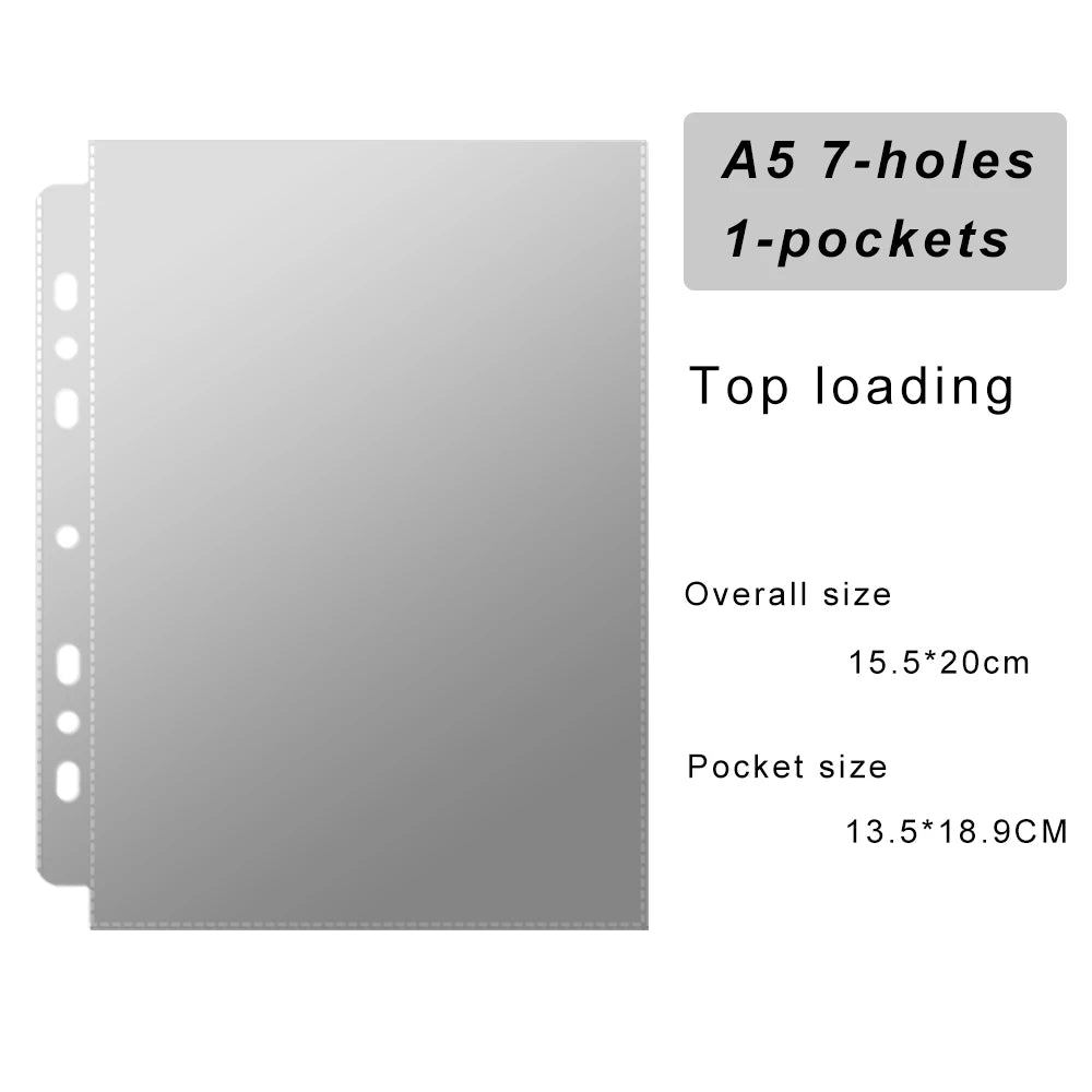 Expandable A5 3-ring Photo Album Organizer - Starry Soft-Pad Binder Album for 3" 3.5" Idol Photocard Pokemon Yu-Gi-Oh Card Album