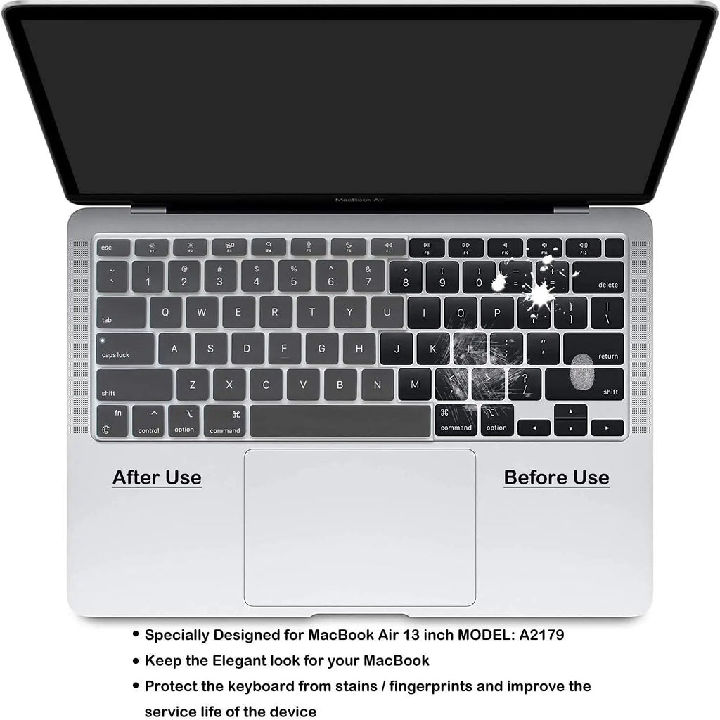 Silicone Keyboard Cover for All MacBook Air/Pro 13 14'15'16 inch,M1,M2,M3 M4 M5 Chip Model A2918,A2992,A3113,A2337,A2941 US & EU