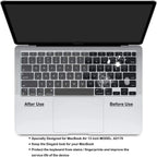 Silicone Keyboard Cover for All MacBook Air/Pro 13 14'15'16 inch,M1,M2,M3 M4 M5 Chip Model A2918,A2992,A3113,A2337,A2941 US & EU