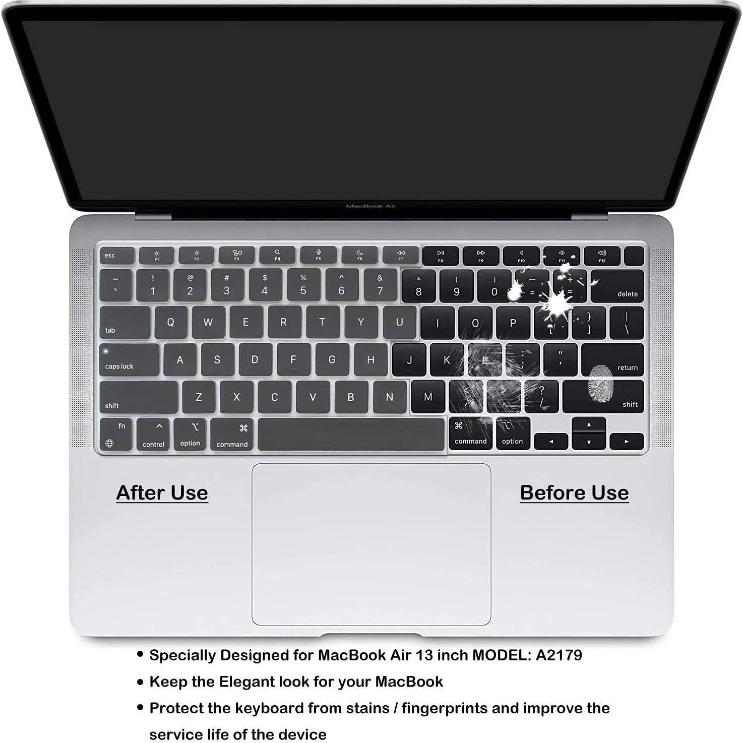 Silicone Keyboard Cover for All MacBook Air/Pro 13 14'15'16 inch,M1,M2,M3 M4 M5 Chip Model A2918,A2992,A3113,A2337,A2941 US & EU