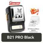 Niimbot B21 Pro 300DPI HD Printing Portable Thermal Printer Self-adhesive Label Printer Sticker Maker For Photos Receipts Note