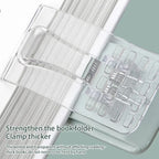 Portable Adjustable Rotatable Reading Bookshelf Multifunctional Document Holder Lifting Landing Book Support for Home