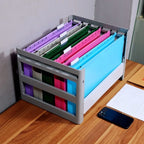 Multifunctional Filing Cabinet File Organiser Space Saving Wall Mounted Document Organiser Sorting Bag for School Office