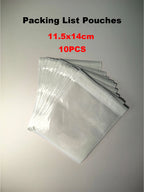 100pcs Clear Self-Adhesive Shipping Label Sleeves 4.5" x 5.5" - Waterproof Mailing Envelopes, Top Loading Packing List