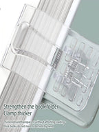 Portable Adjustable Rotatable Reading Bookshelf Multifunctional Document Holder Lifting Landing Book Support for Home