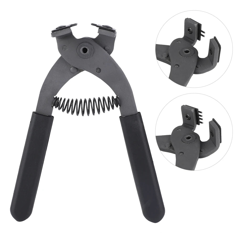 17cm Handheld Carbon Steel Silent Pliers 4mm Leather Craft Punch Sewing Tool For Leather Crafts / DIY Sewing Projects