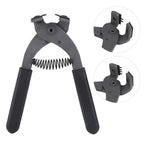 17cm Handheld Carbon Steel Silent Pliers 4mm Leather Craft Punch Sewing Tool For Leather Crafts / DIY Sewing Projects